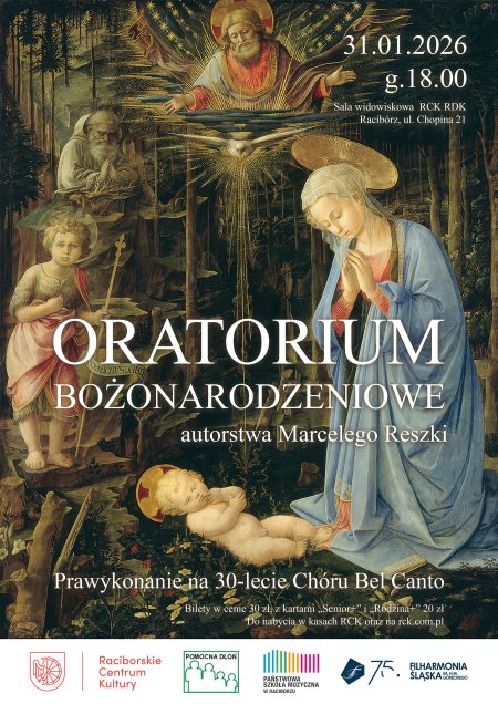 Oratorium Bożonarodzeniowe autorstwa Marcelego Reszki  – prawykonanie na 30- lecie Chóru Bel Canto