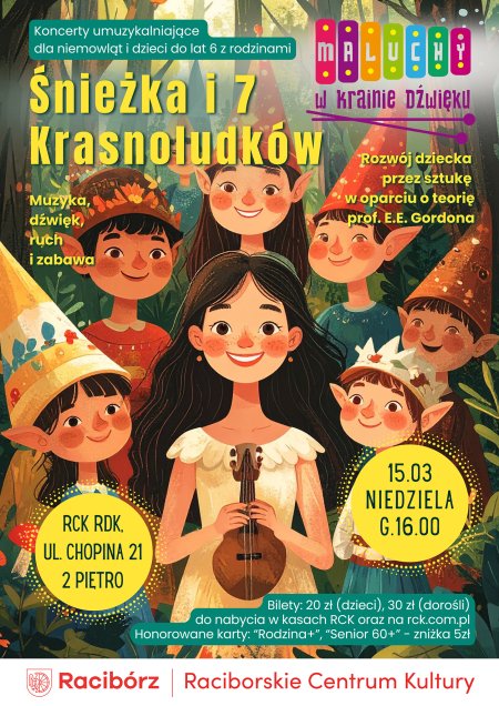 MALUCHY W KRAINIE DŹWIĘKU - "Śnieżka i siedmiu krasnoludków"